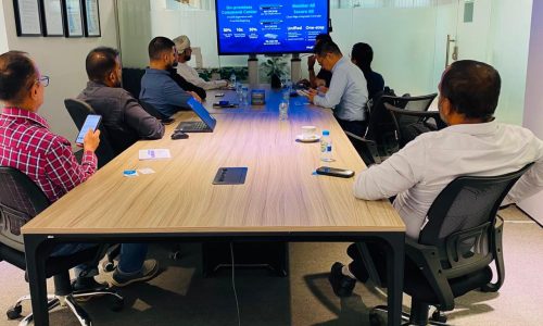 Cybersecurity and firewall Ruijie training InterTech team
